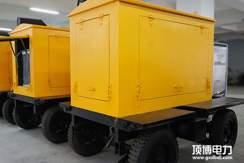 建筑工程用哪种发电机?移动拖车型广西顶博发电机组制造最适用
