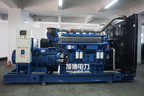顶博电力承接广西林达置业720KW玉柴发电机组安装及项目降噪安装工程