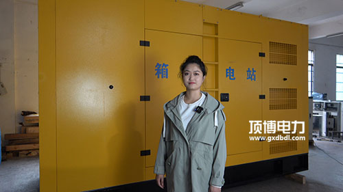  一台400KW静音箱式东风康明斯广西顶博发电机组制造QSZ13-G3出口巴布新几内亚